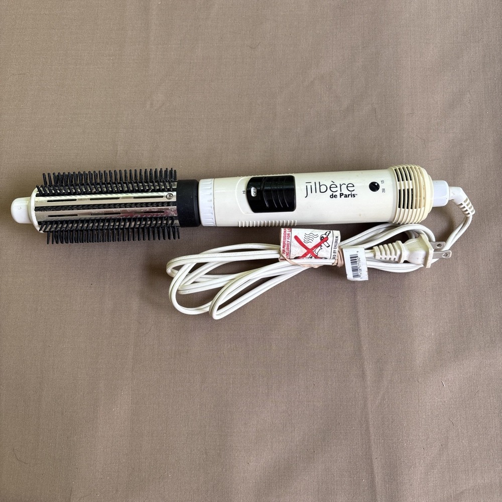 Jilbere de Paris Hot Air Curling Brush 1.5" barrel JB125N TESTED 125 & 250V